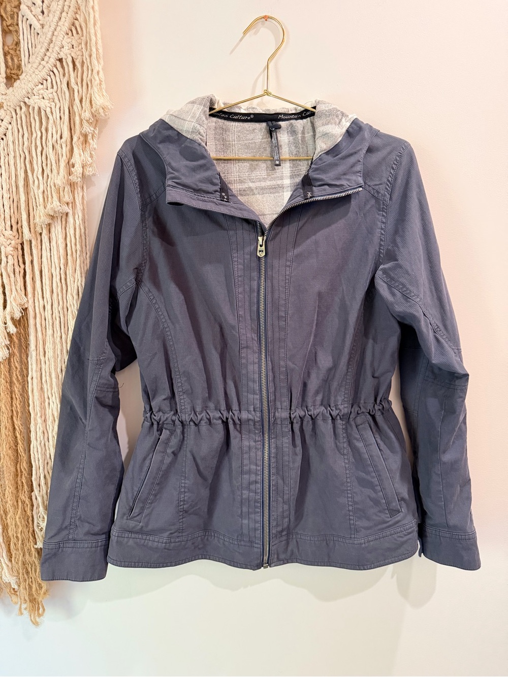 Kuhl Women's Hooded Drawstring Waist Jacket - Gray